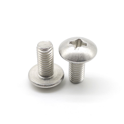 JIS B1111 Stainless Steel Machine Screws 316L Cross Recessed Drive Mushroom Head
