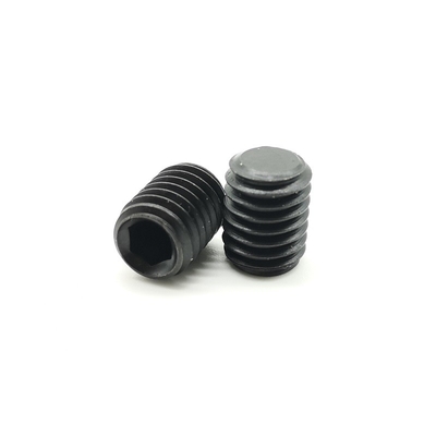 Black Oxide DIN 913 45H High Strength Hex Socket Set Screws With Flat Tip