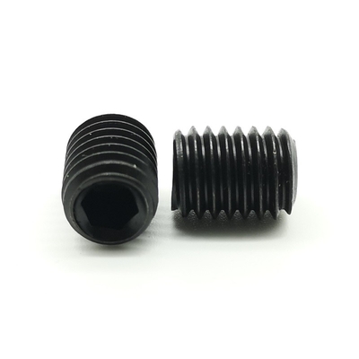 Black Oxide DIN 913 45H High Strength Hex Socket Set Screws With Flat Tip