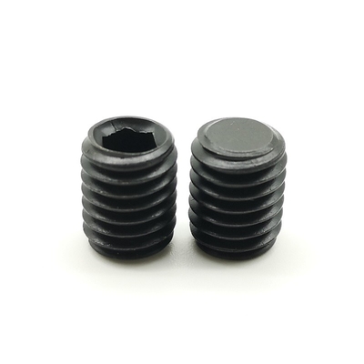 Black Oxide DIN 913 45H High Strength Hex Socket Set Screws With Flat Tip