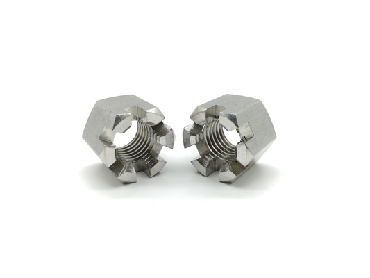 Stainless Steel Hexagon Slotted Nut Cotter Pins DIN 935 Castle Nuts