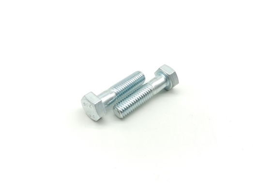 DIN 931 Partial Hex Head Cap Bolt Grade 8.8 Zinc Plated Bolts