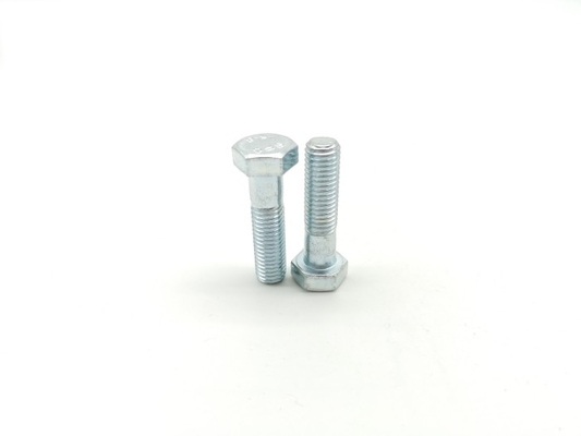 DIN 931 Partial Hex Head Cap Bolt Grade 8.8 Zinc Plated Bolts