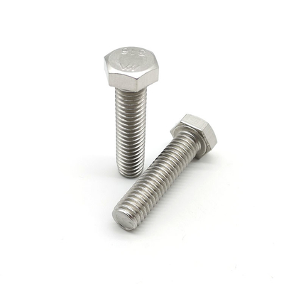 ASTM F593 SS 316 Hex ASME ANSI B18 2.1 Bolts Stainless Steel Hex Head Cap Screws