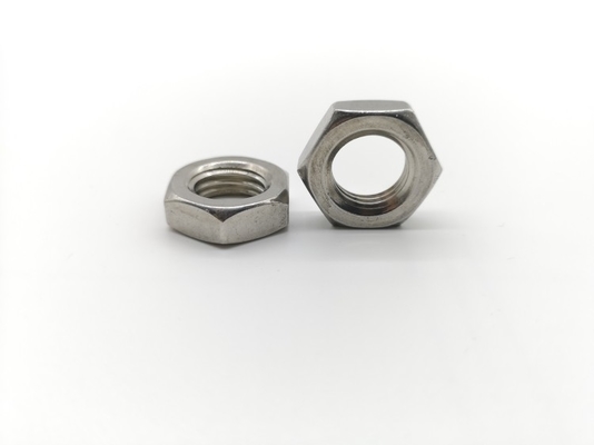 Chamfer A2 035 Stainless Steel Hex Nuts DIN 439 Jam Thin Hexagon Nuts