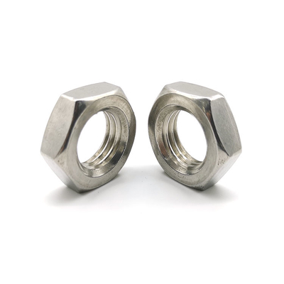 Chamfer A2 035 Stainless Steel Hex Nuts DIN 439 Jam Thin Hexagon Nuts