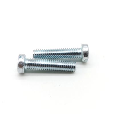 Fillister Slotted Cheese Head Steel Machine Screws Zinc Plated M1.6 M2 M2.5
